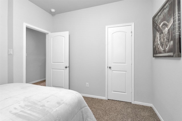 bedroom featuring carpet floors