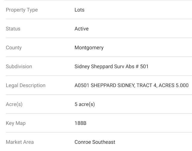 Listing photo 3 for 0 S 11th St, Conroe TX 77301