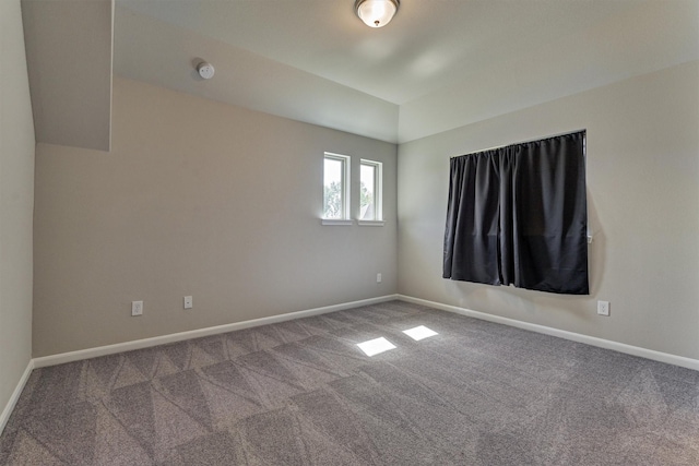 empty room with carpet floors