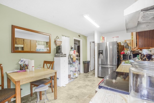 kitchen with stainless steel appliances