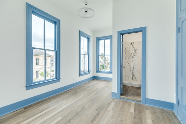 interior space featuring light hardwood / wood-style flooring