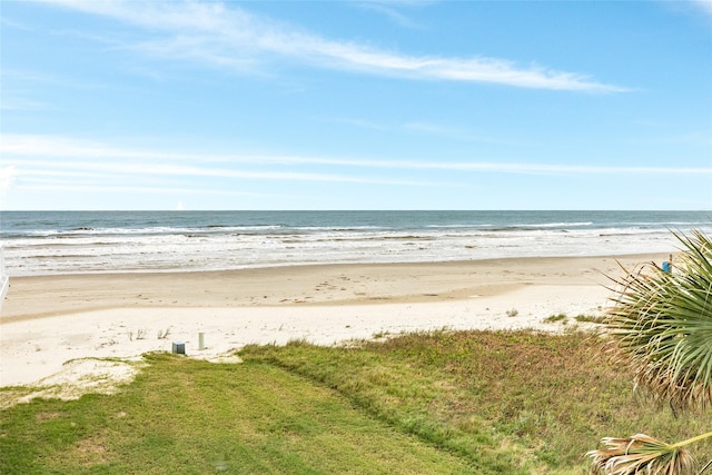 water view featuring a view of the beach