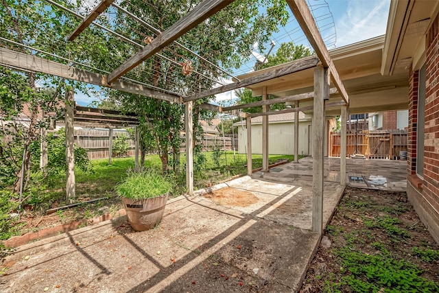 view of patio