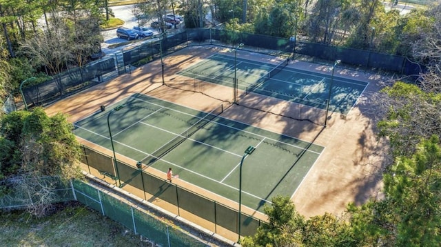 view of tennis court