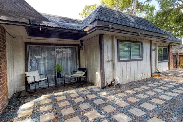 exterior space with a patio