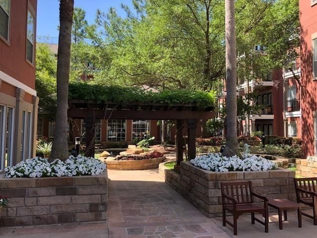 view of patio / terrace with a pergola