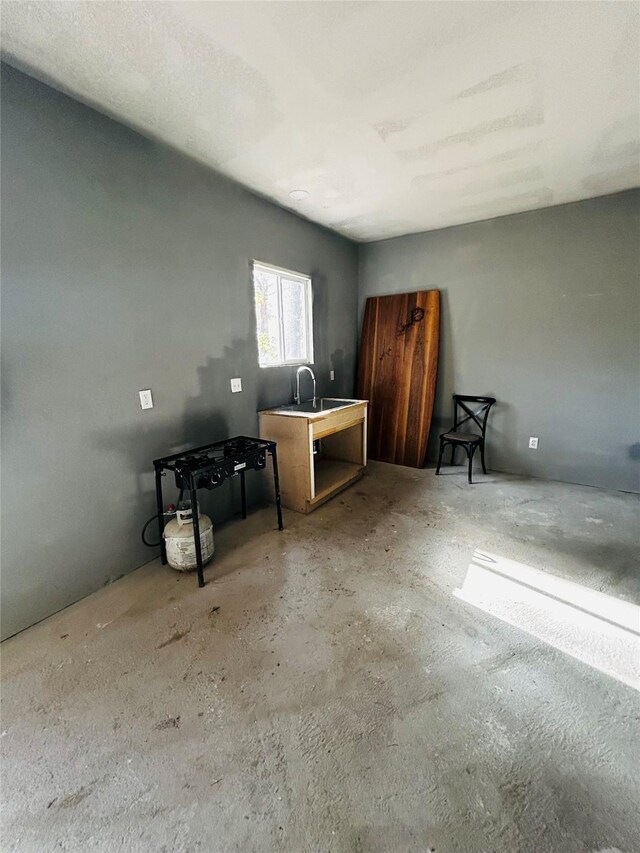 miscellaneous room featuring sink