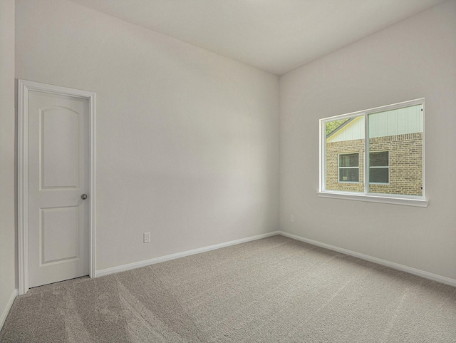 spare room featuring carpet floors