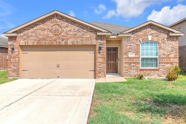 view of property featuring a garage