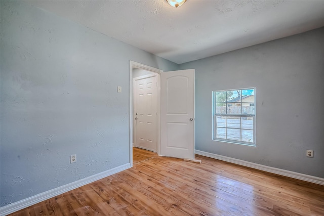 empty room featuring light hardwood / wood-style flooring