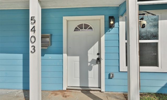 view of entrance to property