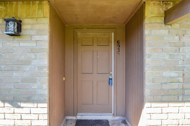 view of entrance to property