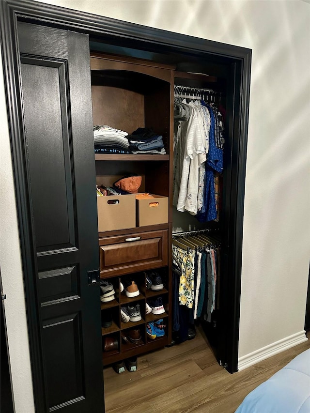 view of closet