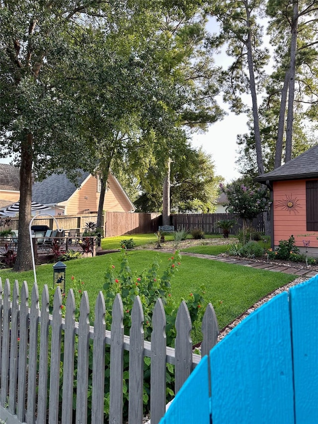 view of yard