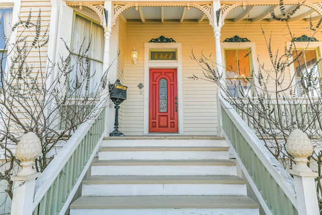 view of entrance to property