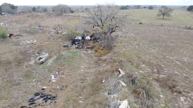 bird's eye view featuring a rural view