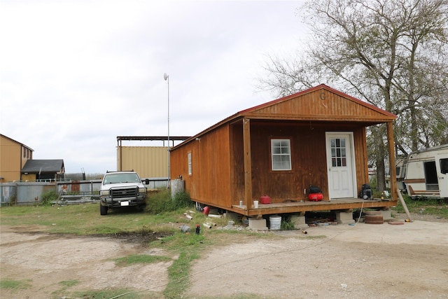 view of outbuilding with an outdoor structure