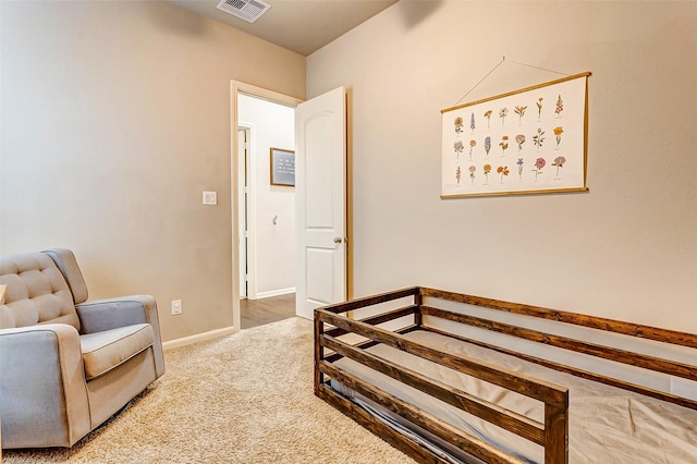 bedroom with carpet flooring