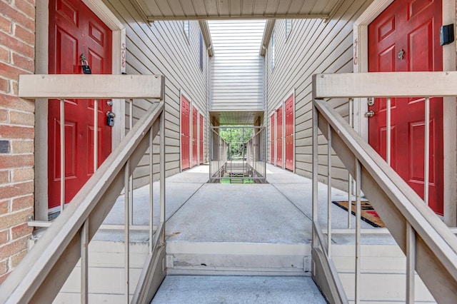 view of stairs