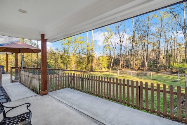 view of patio / terrace