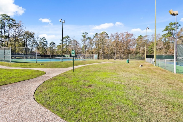 view of home's community featuring a yard