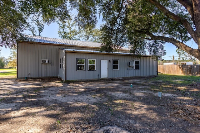 view of rear view of property