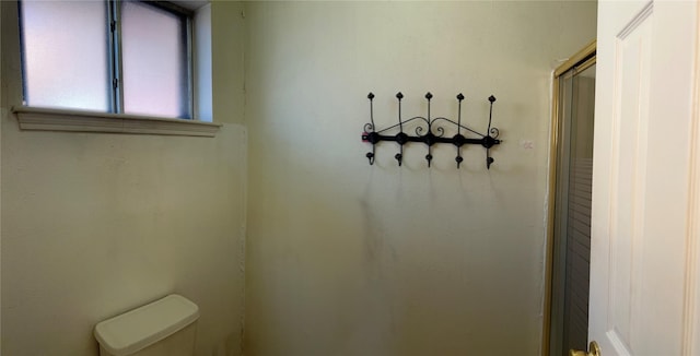 bathroom featuring toilet