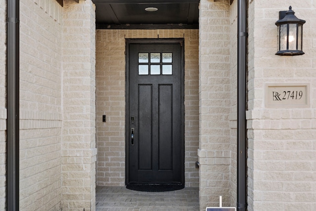 view of entrance to property