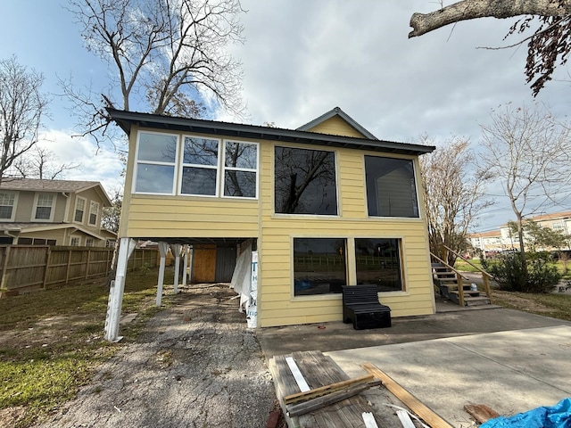 view of rear view of house