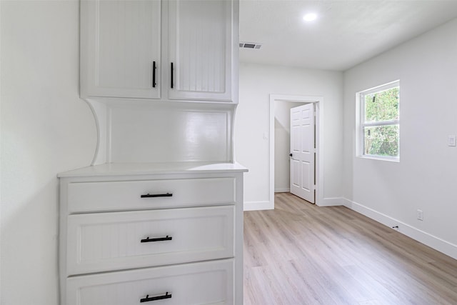 interior space featuring hardwood / wood-style flooring