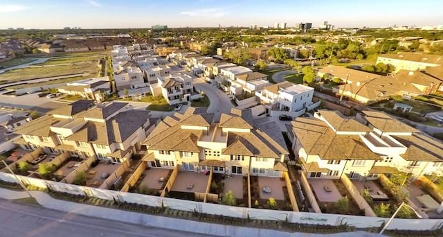 drone / aerial view featuring a residential view