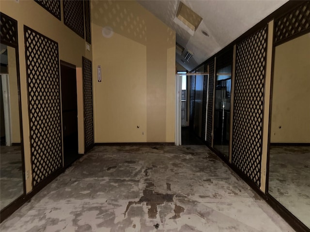 7555 Morley St, Houston, TX 77061 - interior space with lofted ceiling