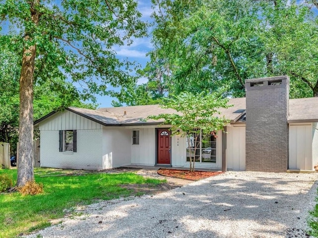 view of ranch-style home