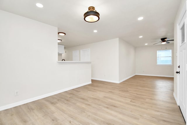 unfurnished room featuring light hardwood / wood-style floors