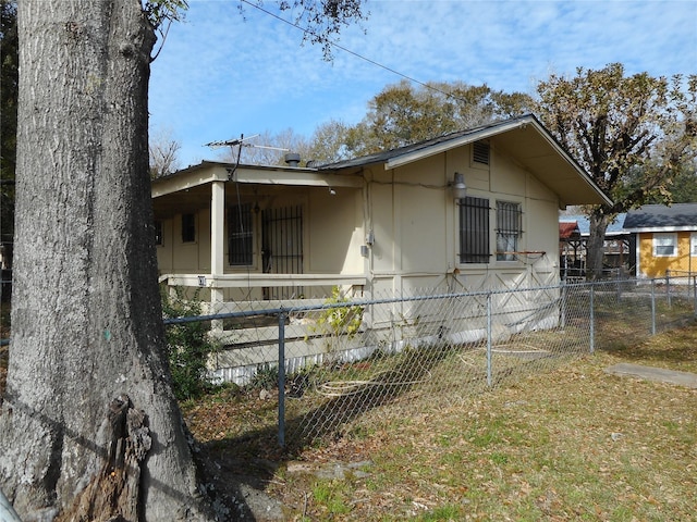 view of property exterior