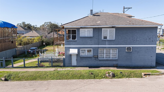 view of rear view of house