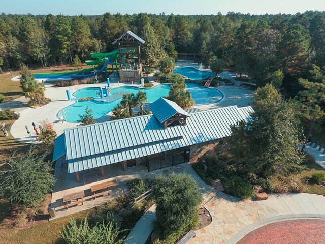 view of pool