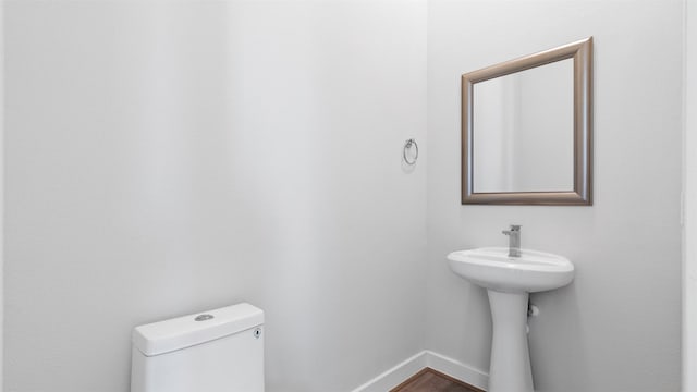 bathroom with toilet