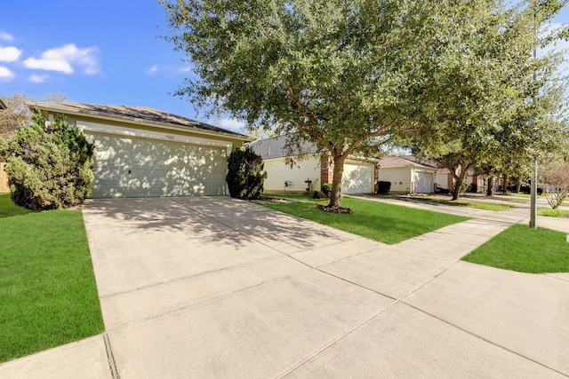 view of front of house with a front yard