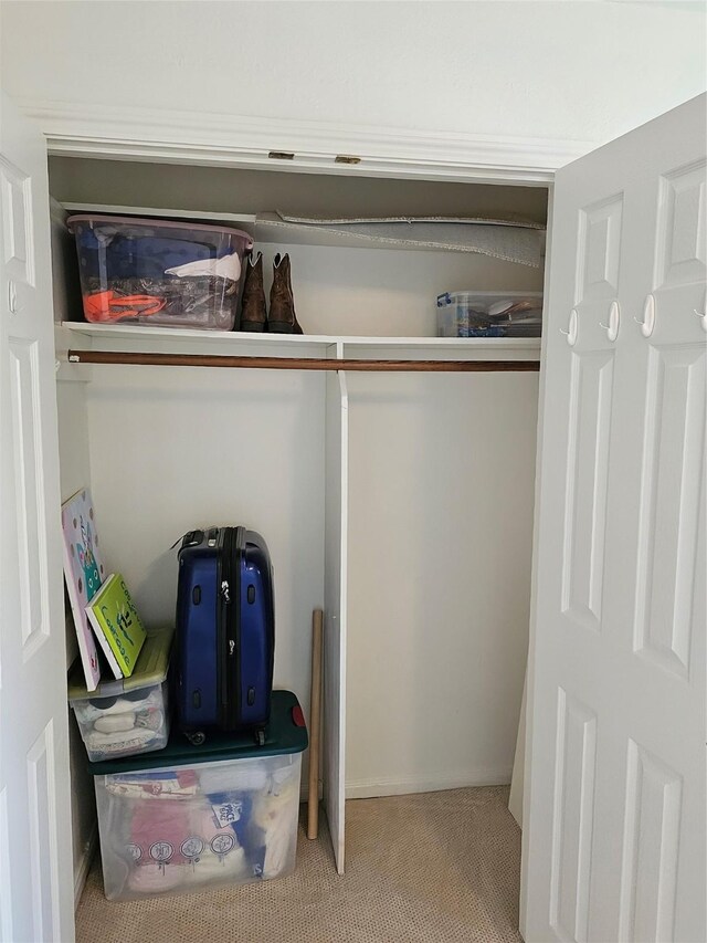 view of closet