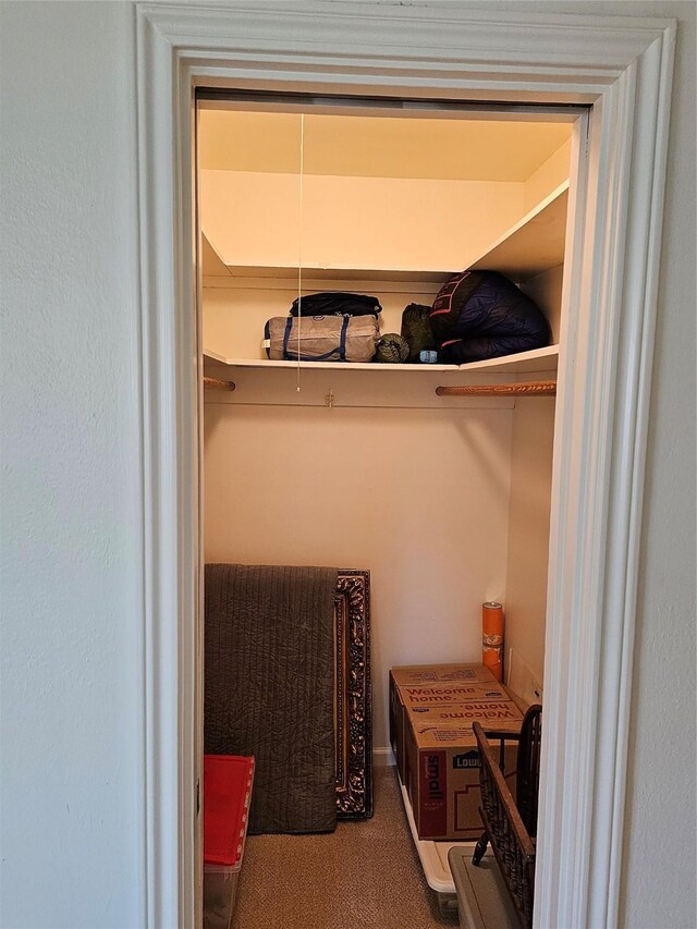 view of closet