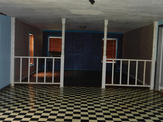 view of spare room