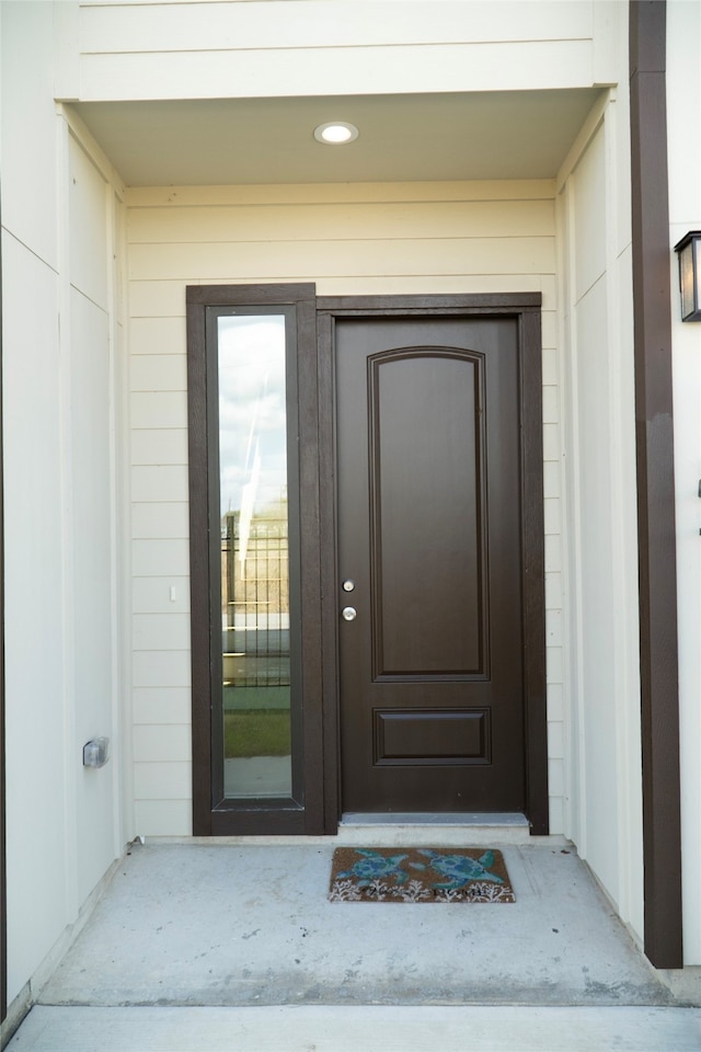 view of property entrance