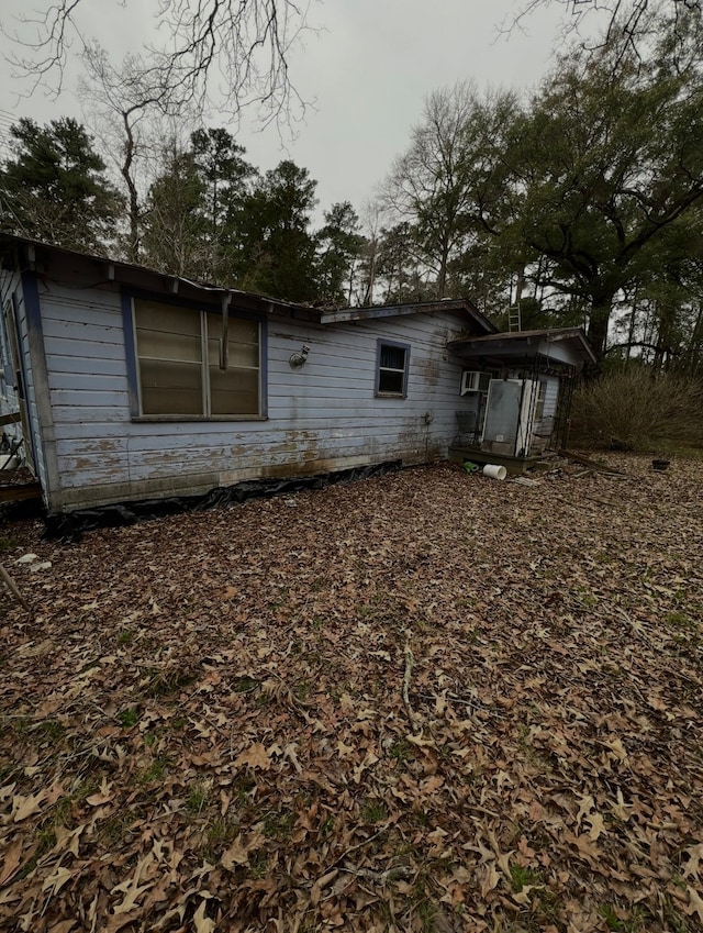 view of rear view of property