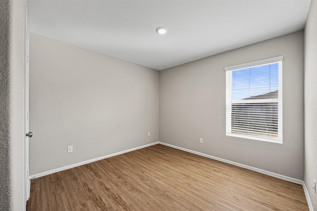 empty room featuring light hardwood / wood-style flooring