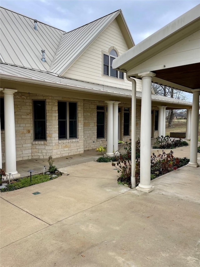 view of patio