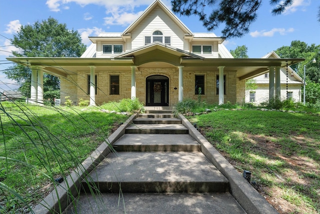 235 Fm 3313, Crockett, TX 75835 - view of front of property featuring a porch and a metal roof