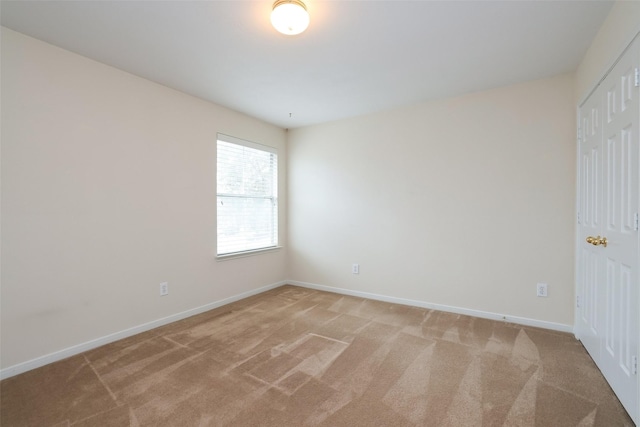 empty room with light carpet