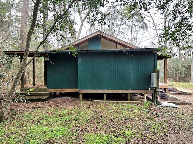 view of home's exterior