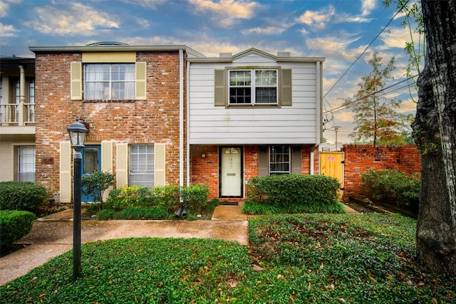 view of townhome / multi-family property